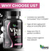 America Medic & Science VivaPill for Women (120 Capsules) Vitamins for Hair, Skin, Nails | Revitalizing Formula with