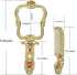 Nerien Antique Mirror Comb Set, Vintage Metal Handheld Makeup Mirror with Comb, Gold-1