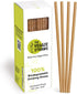100 PCS 8.25 Inches Unwrapped Biodegradable Straws, Environment Friendly Drinking Straws for Hot and Cold Beverages