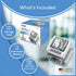 Beurer Wrist Blood Pressure Machine with Adjustable Cuff, Automatic & Digital Monitor, 2x60 Memory Reading, XL LCD