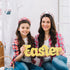 NVENF Easter Headband for Women, Beaded Rabbit Bunny Headband, Happy Easter Hair Accessories