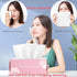 Disposable Face Towel Face Cloths for Washing | Soft Cotton Dry Wipes, 200 Count for Cleansing and Makeup Removal