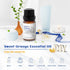 HIQILI Sweet Orange Essential Oil - 100% Pure Natural for Diffuser, Aromatherapy - 10ml