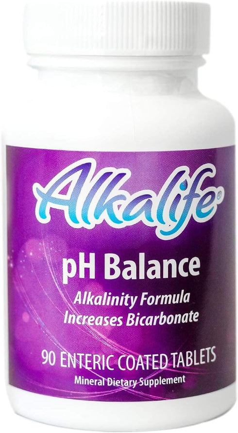 Alkalife pH Balance Tablets, Patented Tablets for Acid Neutralization & pH Balance, 90 Pieces for Wellness