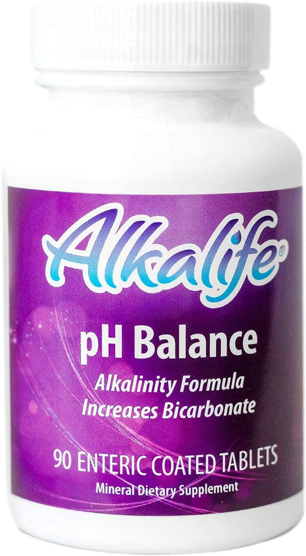 Alkalife pH Balance Tablets, Patented Tablets for Acid Neutralization & pH Balance, 90 Pieces for Wellness