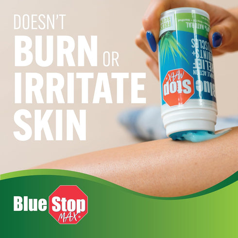 Blue Stop Max Applicator, Fast-Acting Massage Applicator for Sports Cream, Elbow Relief, Muscle & Joint Soreness - 1