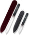 Karma Organic Double Sided Glass Nail File Set of 2 for Women - Professional Nail Buffer for Manicure Pedicure Care