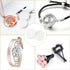50 PCS White Essential Oil Refill Pads, 0.63 Inch Cotton Pads for Diffuser Necklace & Bracelet