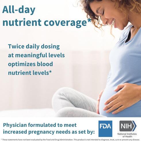 High Absorption Methylated Prenatal Multivitamin - 60 Tablets, Folate for MTHFR, Clean Label, Gentle Iron, Vegan