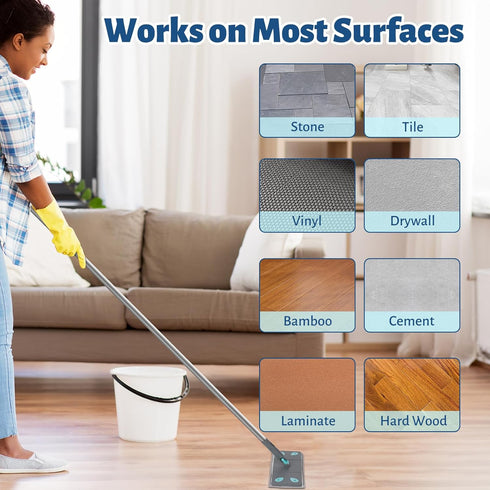 Broom and Mop Set, 3-in-1 Detachable Combo for House Cleaning, Collapsible Broom and Mop with Extension Pole