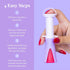 Pixie Menstrual Cup Applicator - Inserts Like A Tampon - Every Woman Can Now Use Period Cups - Perfect for Long Nails