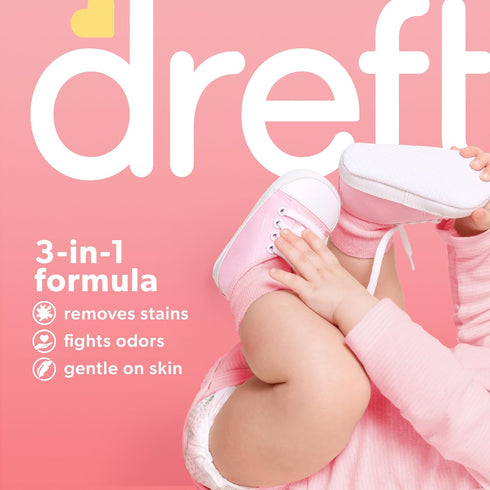Dreft Stage 1 Newborn Baby Liquid Laundry Detergent, 32 Loads, Gentle on Sensitive Skin
