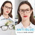 MARE AZZURO Blue Blocking Reading Glasses for Women, Lightweight Computer Readers (Leopard, 00)