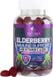 Immune Support Gummies - 120 Gummies, Powerful Sambucus Elderberry with Zinc & Vitamin C for Natural Support