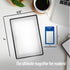 MagniPros Premium 3X (300%) Page Magnifying Lens with 3 Bonus Bookmark Magnifiers for Low Vision Aids