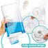 Laundry Detergent Dispenser, 2 Pack, 78 oz with 4 Removable Labels, BPA Free & PET Plastic Clear