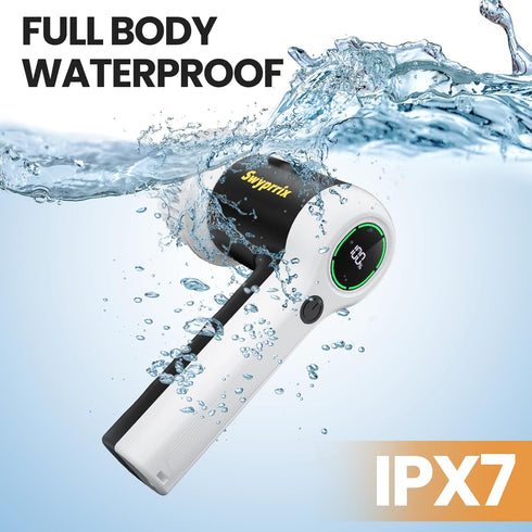 IPX7 6 -SD-CTB02 Electric Bathroom Cleaning Brush, Cordless Spin Scrubber Full Body Waterproof with Replaceable Brush