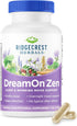 Ridgecrest Herbals DreamOn Zen Sleep Support Supplement, Melatonin Free, 60 Caps for Adults and Children 12+