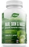 100% Pure Hair, Skin, and Nails Vitamins with Biotin, Super Blend Formula for Radiant Beauty