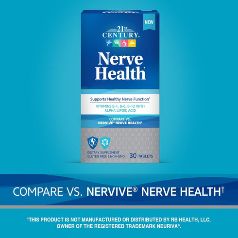21st Century Nerve Health, 30 Tablets