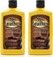 Leather Cleaner & Conditioner for Automotive, Upholstery, Leather Luggage and Bags, Liquid Pack of 2