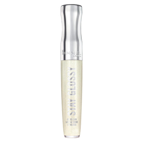 Rimmel Stay Glossy Lip Gloss - Non-Sticky and Lightweight Formula for Lip Color and Shine - 815 Halo-There, .18oz