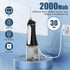 Water Dental Flosser for Teeth Cleaning - Portable Rechargeable Oral Irrigator with 4 Modes & 6 Tips