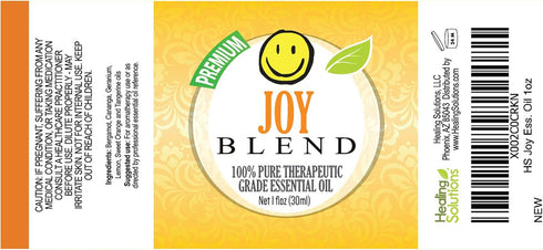 Healing Solutions Joy Blend Essential Oil - 100% Pure Therapeutic Grade - 30ml Aromatherapy Oils