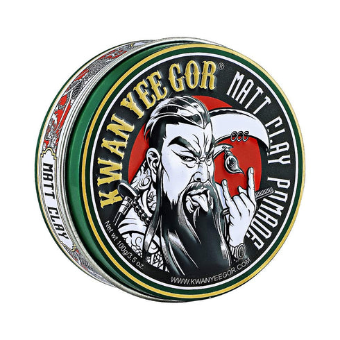 Strong Hold Matte Shine Hair Pomade 3.5oz for Men, Original Natural Fiber Gel, Clay Style for Firm Edge Control