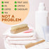 Set Boar Bristle Laundry Stain Brush by TAKAVU, Stiff Pure Boar Bristle for Scrubbing Out Tough Stains on Delicate