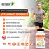 Renew Actives Maximum Strength Vitamin C 1000MG - Antioxidant & Immune Booster, Non-GMO, Sugar Free, 120 Vegan Capsules