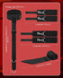 Set BDSM Adult Toys Bondage Kit - UTIMI Neck to Wrist Behind Back Collar Restraints with Handcuffs Ankle Cuffs