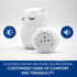 RAINLAX 4-7-8 3 1 Mindfulness 'Breathing Owl' | Guided Visual Meditation Breathing Light | in Device with Night Light
