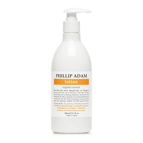 Phillip Adam Coconut Hand and Body Lotion - Lightweight Moisturizer for All Skin Types, 13.5 Fl Oz