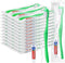 Disposable Toothbrushes with Toothpaste and Floss, 50Pcs Individually Wrapped Travel Toothbrushes and Dental Floss Kit