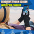 2 Pairs Full Finger Compression Gloves for Women Men, Copper Arthritis Gloves for Hand Pain Relief with Touchscreen Tips