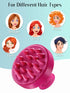 HEETA Scalp Massager Hair Growth, Soft Silicone Scalp Scrubber Shampoo Brush for Exfoliation and Dandruff Removal