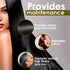 OURO Color-Enhancing Shampoo for Dark Brown & Black Hair, Neutralizes Yellow Tones, 8.45OZ