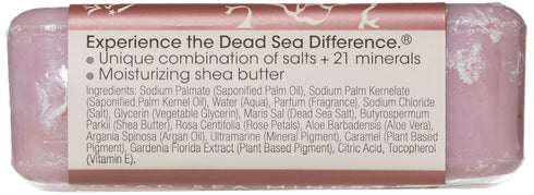One With Nature Dead Sea Mineral Rose Petal Soap, 7 oz