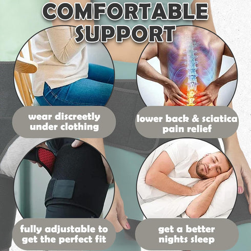Milltrip Ace Brace Groin Hip Brace - Adjustable Compression Wrap for Pain Relief Strain Neoprene