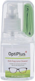 OptiPlus Anti-Fog Lens Cleaning Spray Kit with Microfiber Cloth for Glasses, Screens, Optical Lens, and More