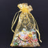 Wedding Favors Small Gift Bags, 100pcs Gold Organza Bags 3.9x4.7 Inch (10x12cm) for Party Favor Bags