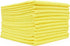 The Rag Company All-Purpose Microfiber Terry Cleaning Towels, 12-Pack, 12in x 12in, Yellow, Commercial Grade