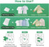 iKubon 60 Laundry Detergent Sheets, Hypoallergenic Laundry Sheets Detergent, Eco Liquidless Laundry Detergent, No