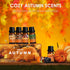 Autumn Fragrance Oil Set, Premium Fall Essential Oils for Diffuser and Candle Making - Pumpkin Spice, Cinnamon, Spiced Cider, Snickerdoodle, Autumn Wreath, Forest Pine, Cozy Scented Oils