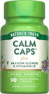 Nature's Truth Calm Caps | 90 Capsules | Non-GMO, Gluten Free Supplement | with Passion Flower and Chamomile
