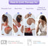 SuzziPad Microwave Heating Pad for Neck and Shoulders, Heated Neck Wrap with Herbal Aromatherapy, Weighted Pain Relief