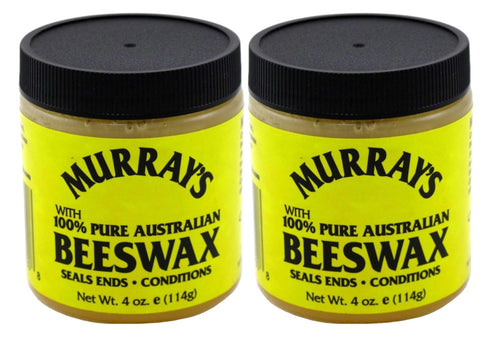 Murrays Beeswax Jar, 4 Ounce, 2 Pack