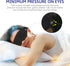 Mavogel Cotton Sleep Mask, Light Blocking Eye Blindfold for Men Women, Grey & Black