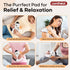 Pack Cat Microwave Heating Pad for Period Cramps, Moist Heat for Menstrual, Muscle Pain Relief Stuffed Animal Heating